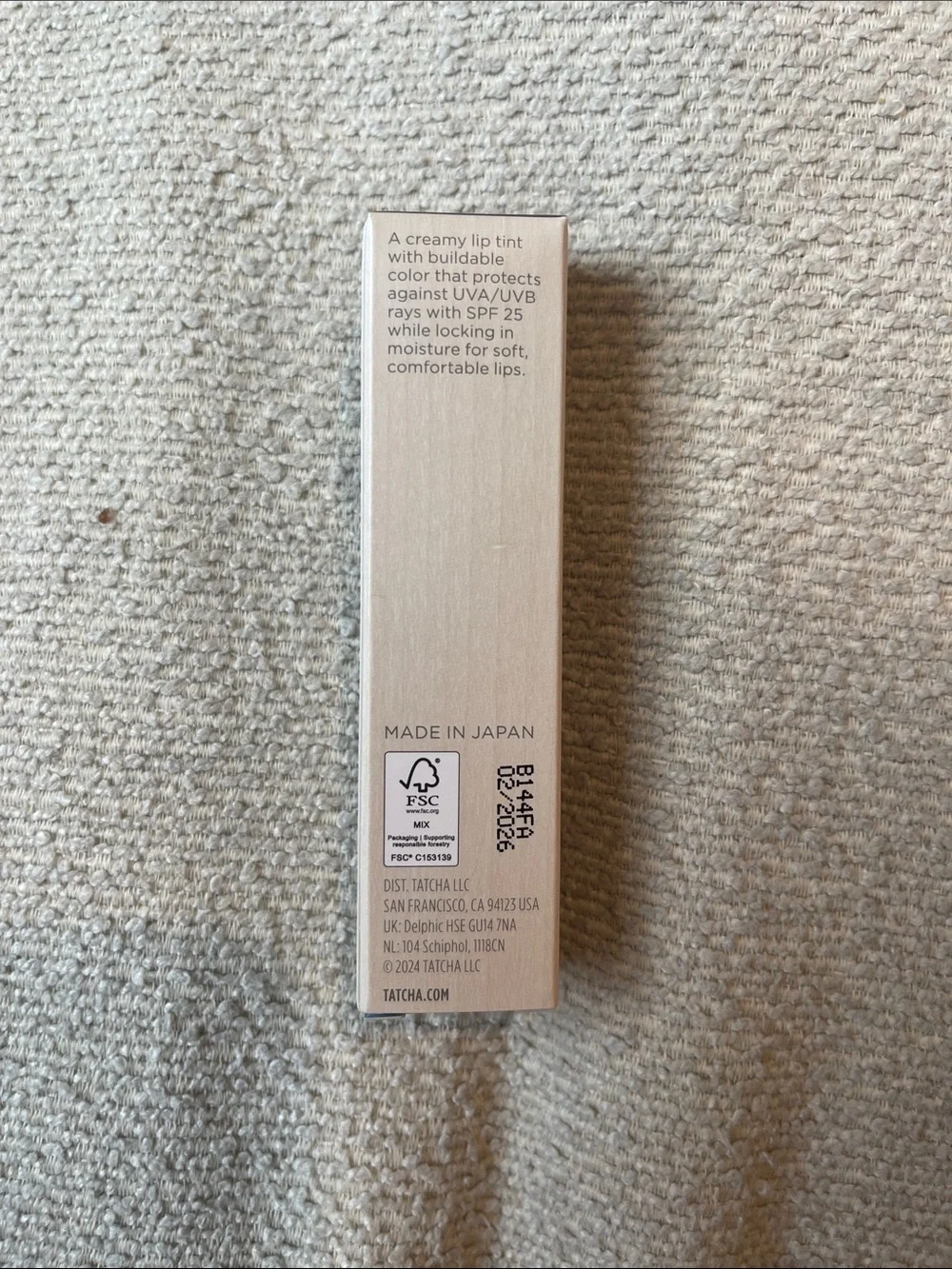 Midnight Lilly Tatcha DISCONTINUED Kissu Lip Tint NWT